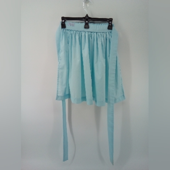Nancy Anne Apron Fashions Hand Smocked Sky Half Blue Apron Waist Tie One Size - Picture 6 of 7